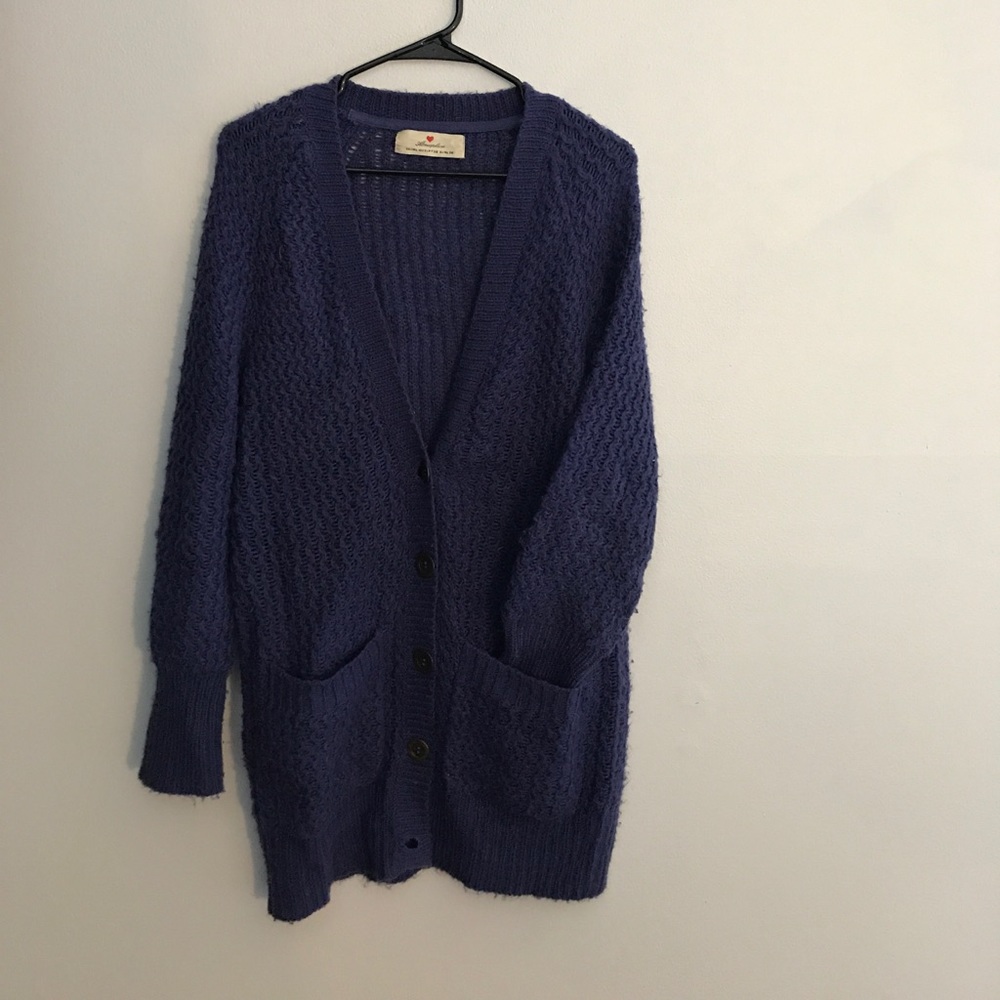 Oversized cardigan sweater