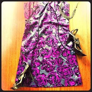 Richard Chai for Target purple and silver dress