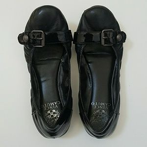 Vince Camuto Black Flats