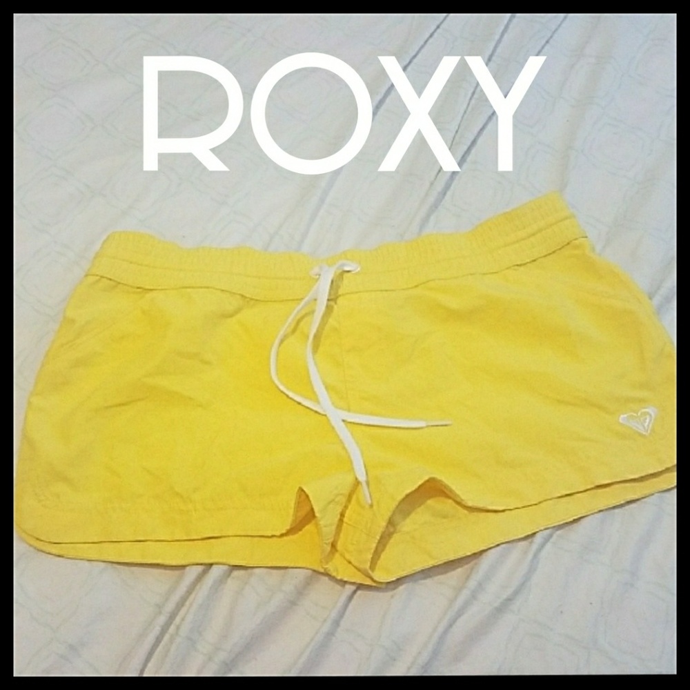 Yellow Roxy Board Shorts