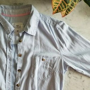 H&M Button Up with elbow patches