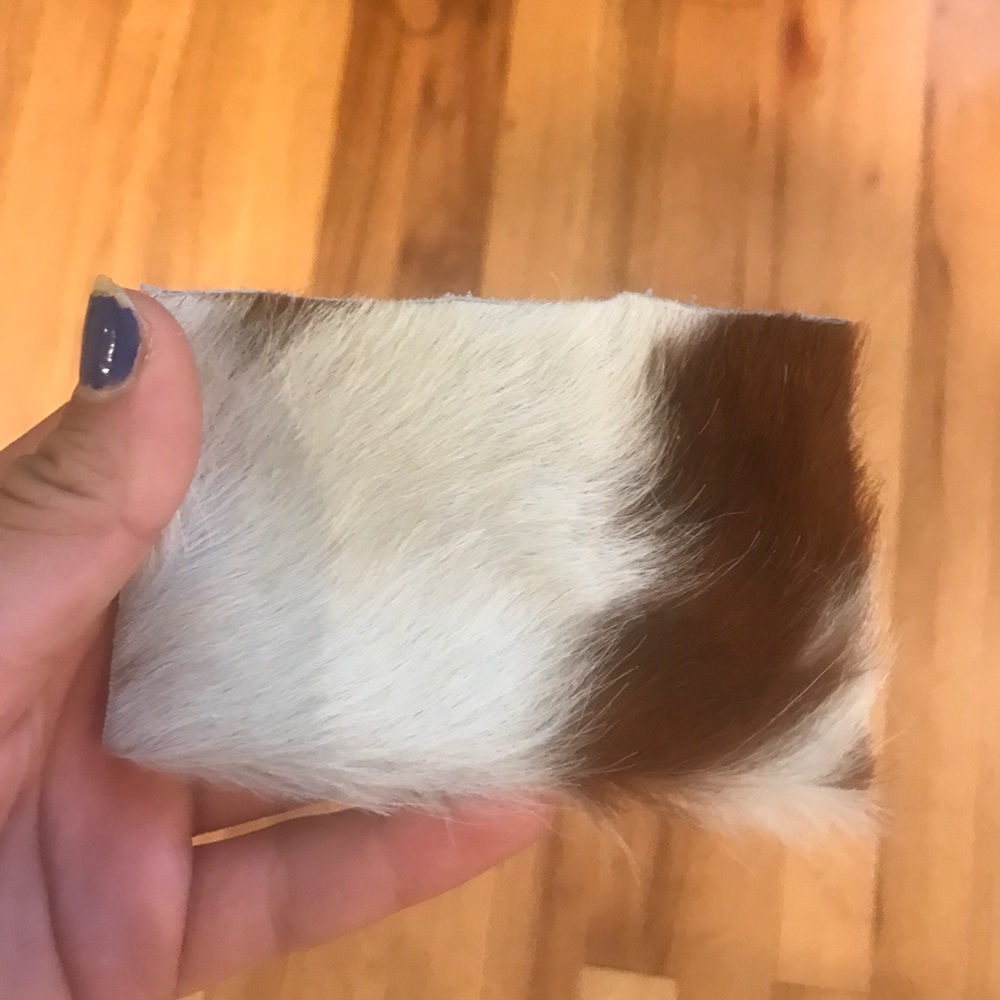 cowhide wallet 🐮