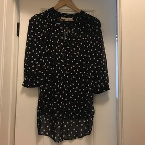 LC Lauren Conrad Polka Dot Blouse