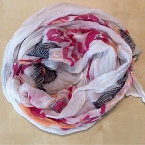 Floral Patterned Scarf