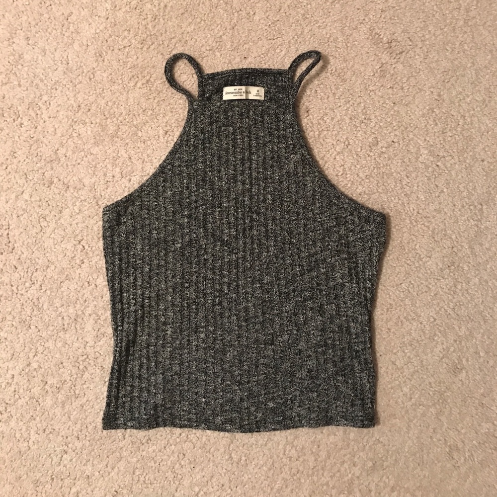 KNIT HIGH-NECK TANK