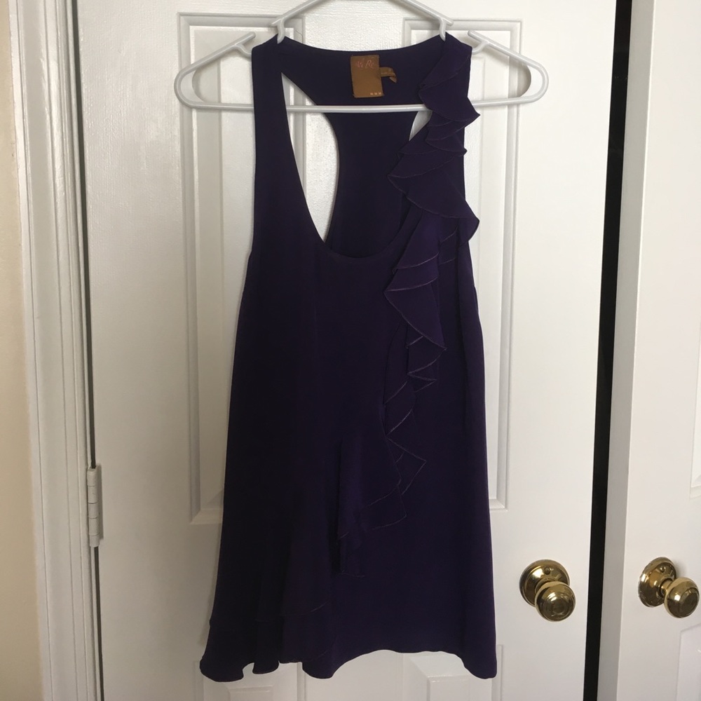 Gorgeous deep purple racerback tank