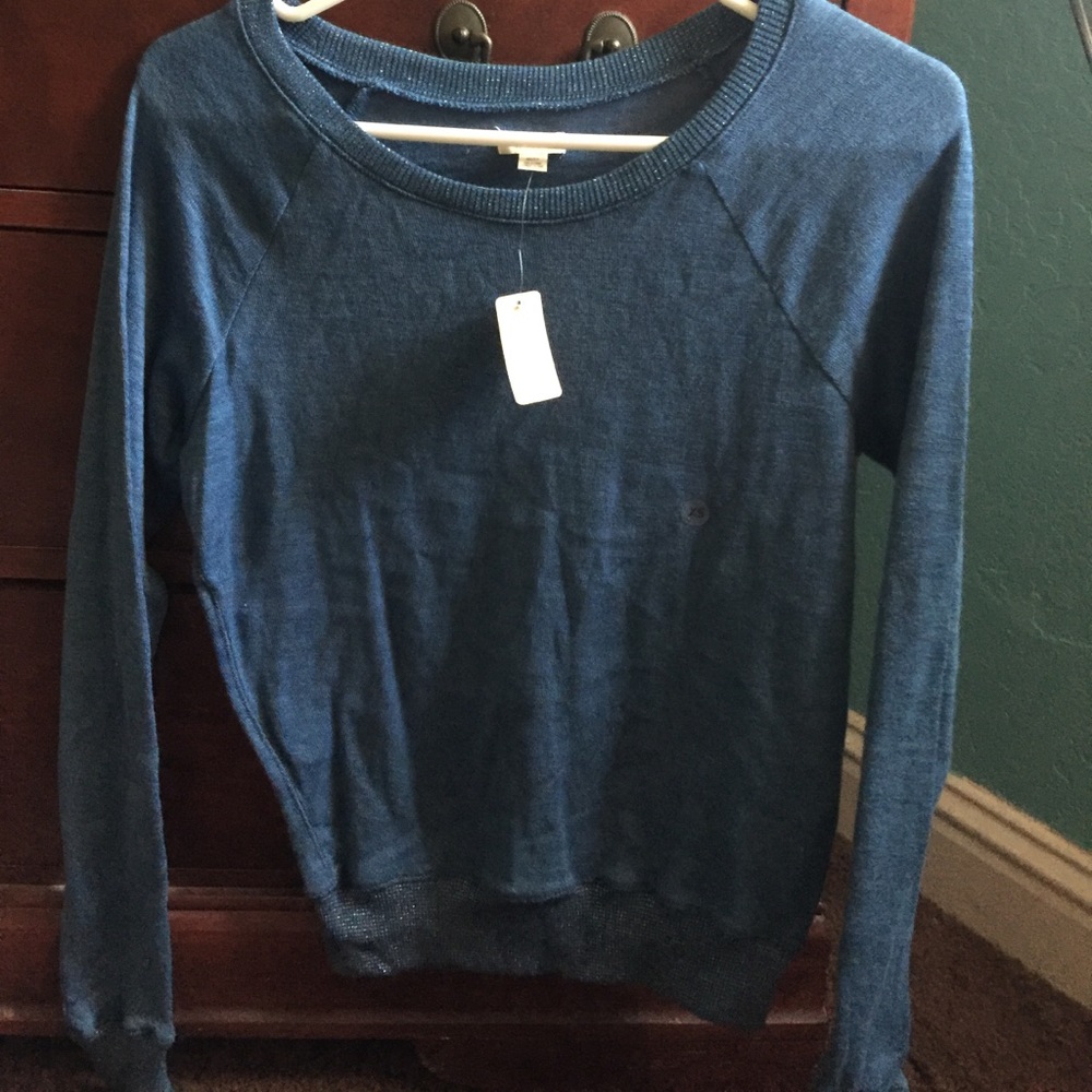 New blue light sweater