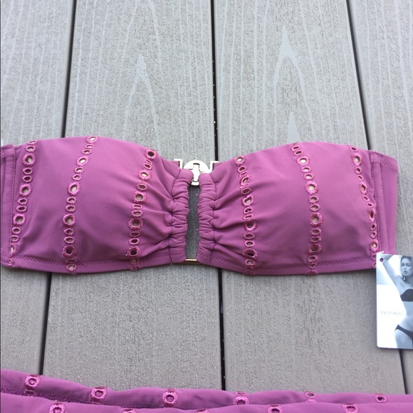 VS plum bandeau bikini - Picture 2 of 4