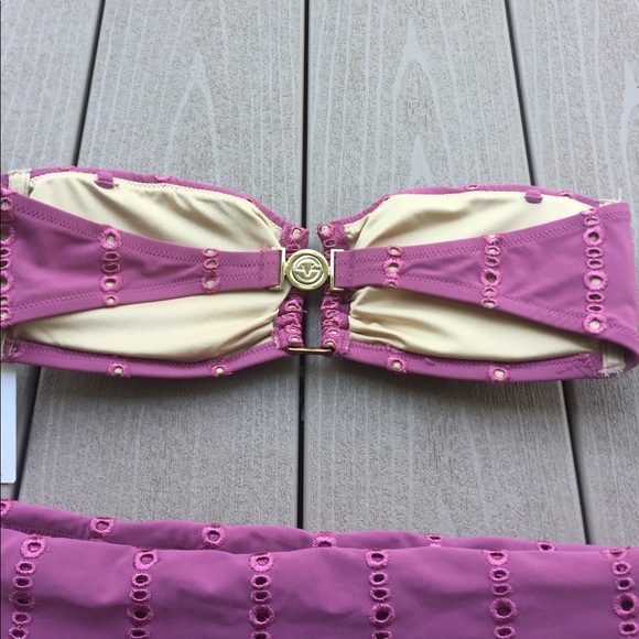 VS plum bandeau bikini - Picture 3 of 4