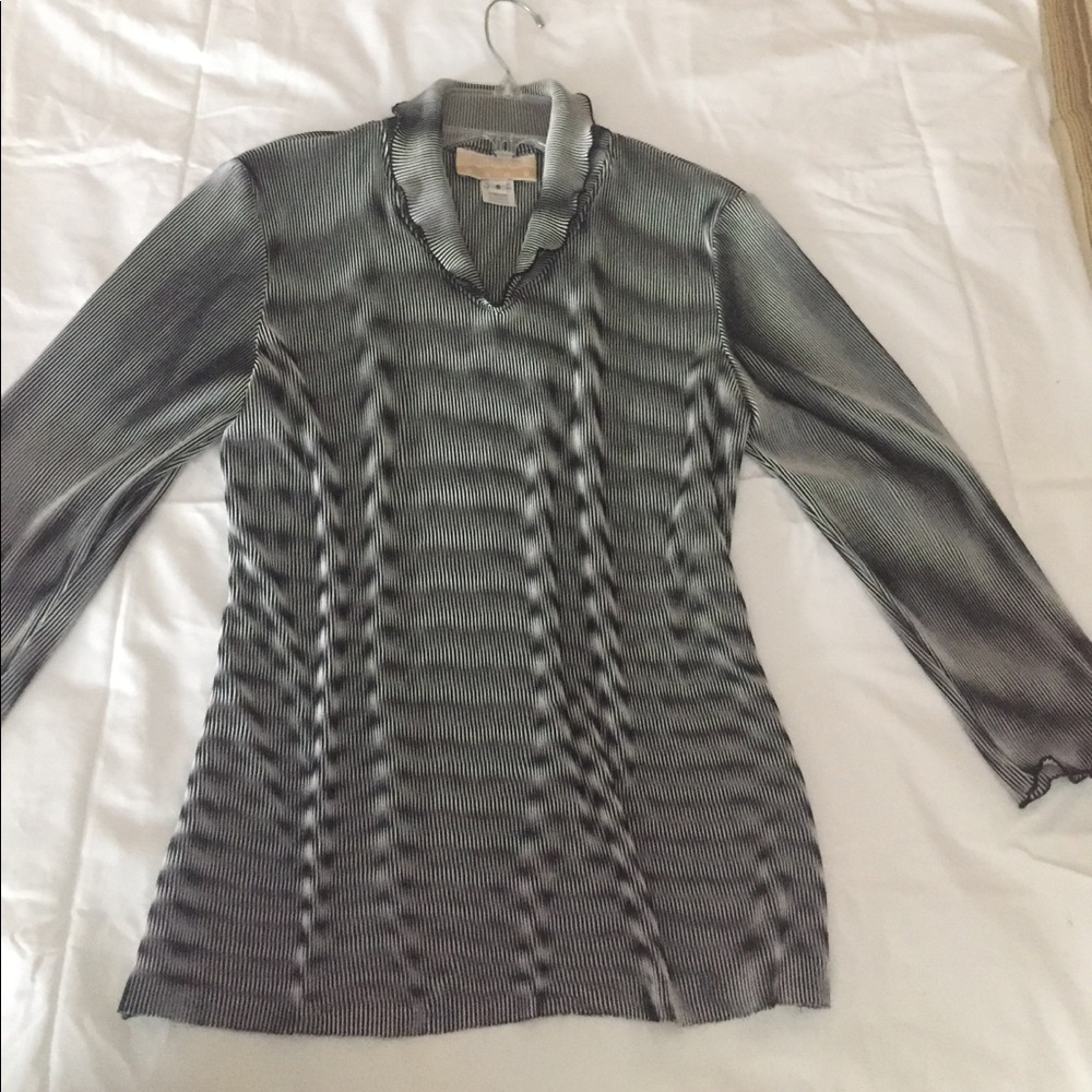 "Liquid Metal" blouse