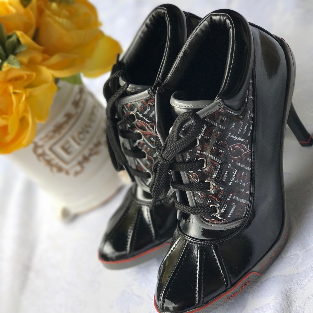 Baby phat high heel booties LIKE NEW