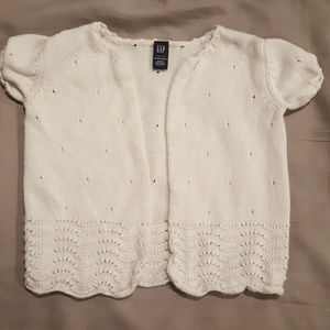 Baby gap white sweater