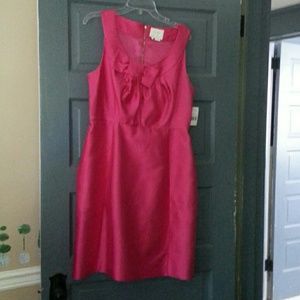 NWT Kate Spade size 12 Hot Pink Silk dress