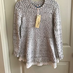Super soft cream knit sweater