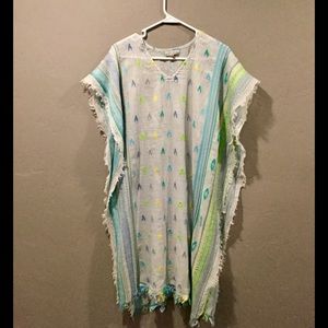 World Market cotton/linen kaftan made in India