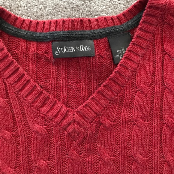 Men's v-neck sweater - Picture 2 of 2