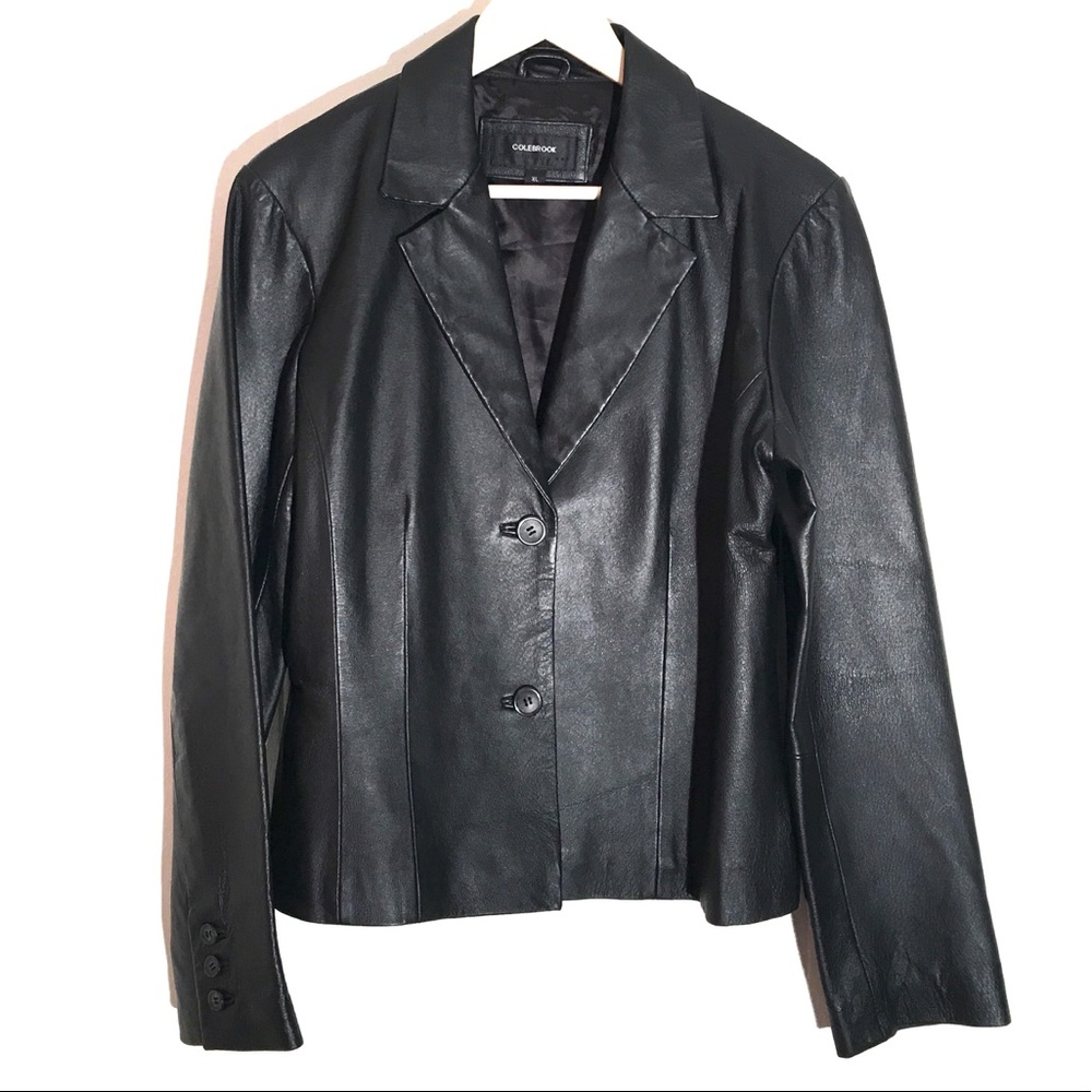 Colebrook leather jacket