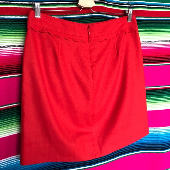 SALE J Crew Scalloped Mini Skirt - Picture 4 of 6