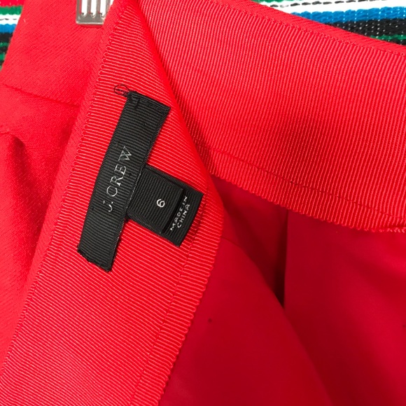 SALE J Crew Scalloped Mini Skirt - Picture 5 of 6