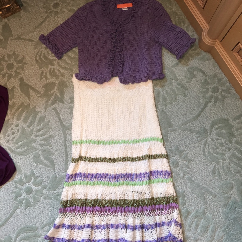 Cynthia Steffe knit skirt and jacket