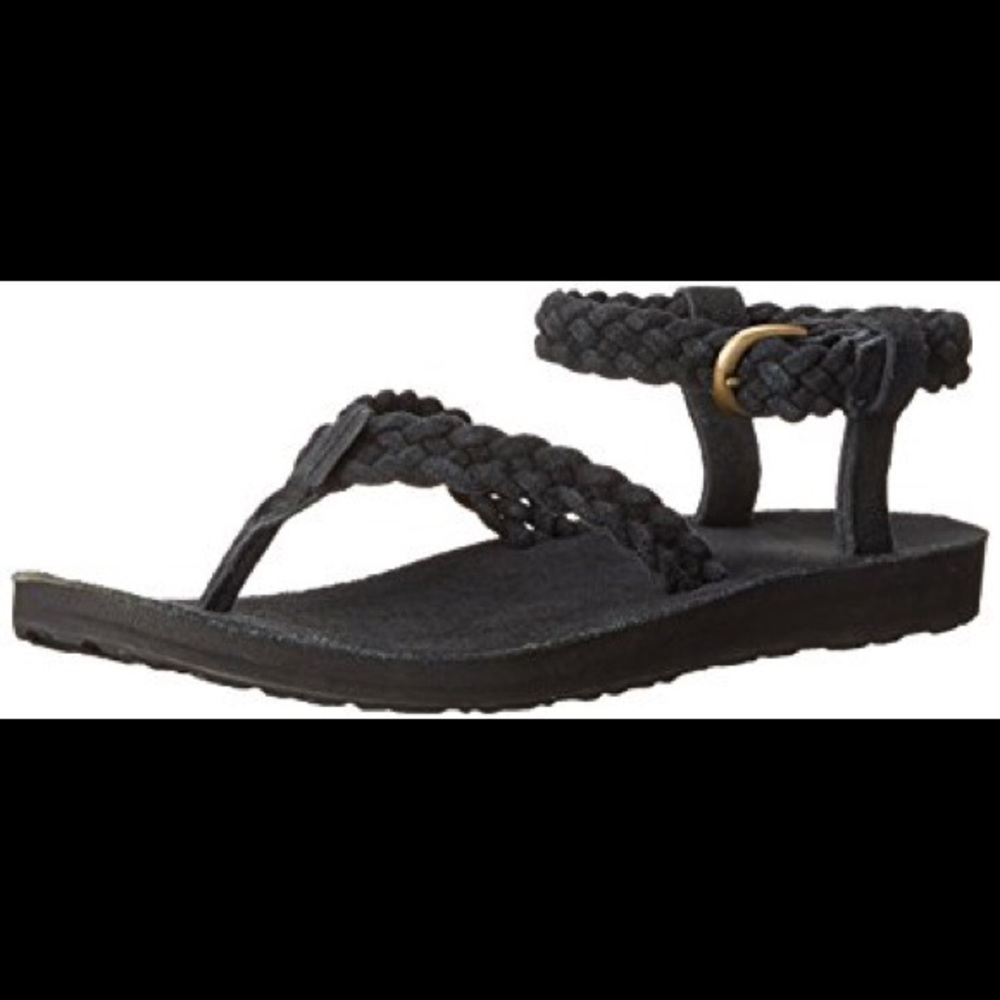 Black Braided Strap TEVA Sandals