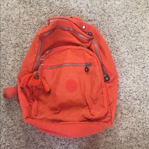 orange backpack