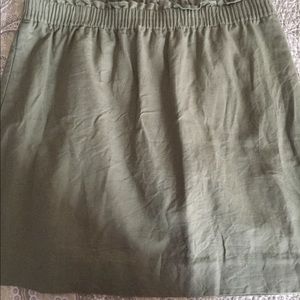 jcrew canvas skirt