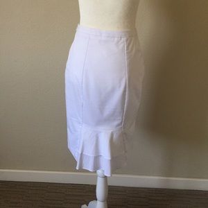 New York & Company Peplum Pencil Skirt - Size 0.