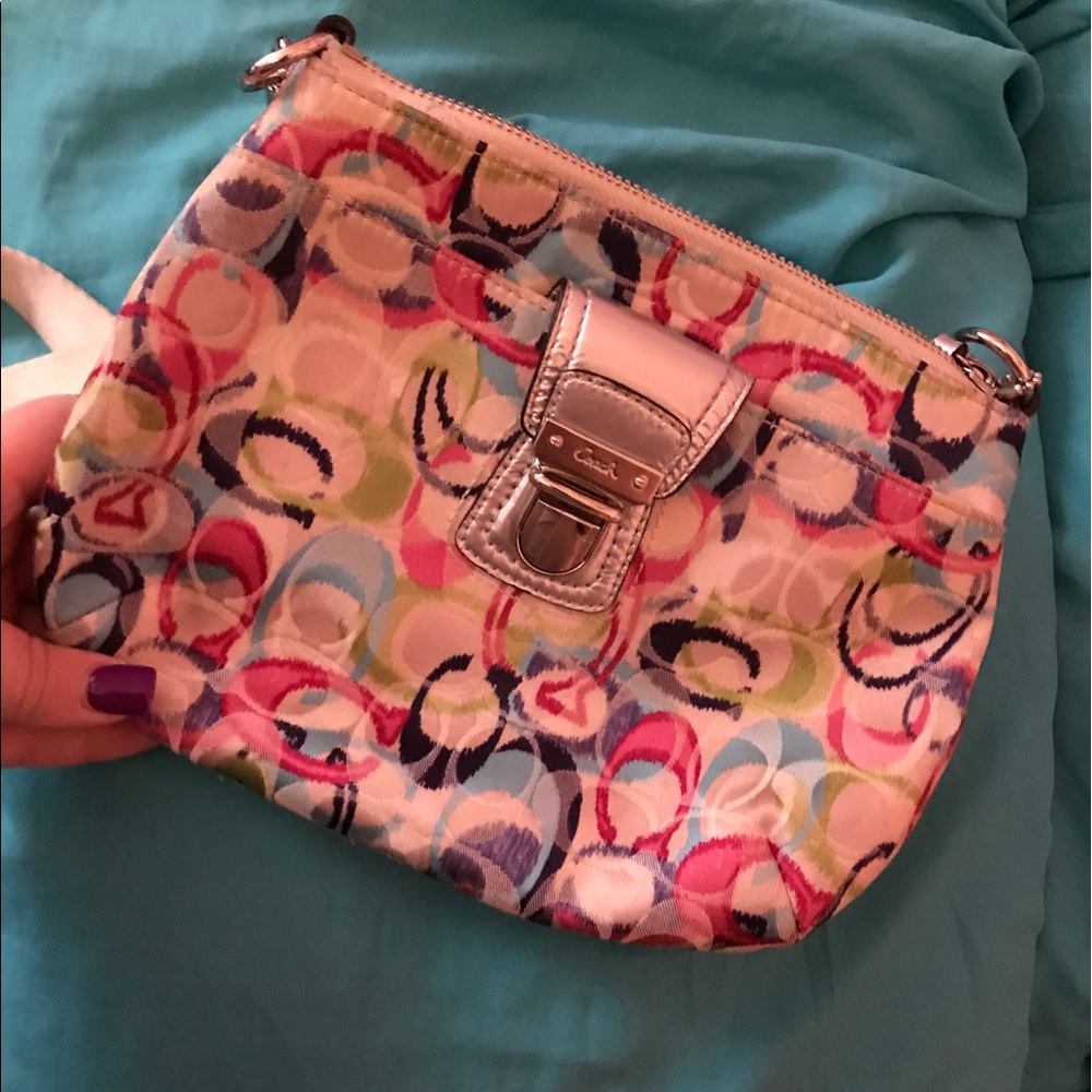 Coach Poppy Ikat Swingpack Crossbody