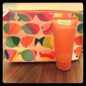 Clinique lotion and gift bag