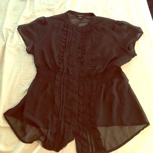 Torrid ruffled blouse