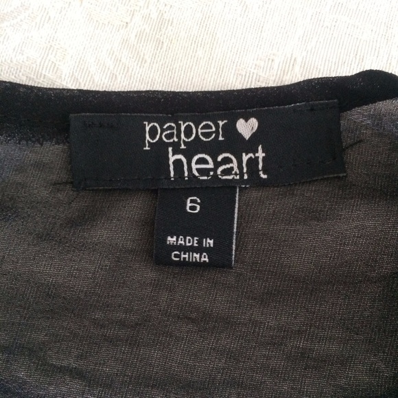 LF Paper Heart Black Pleather Cutout Dress - Picture 4 of 8