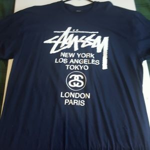 XL Navy blue stussy tshirt