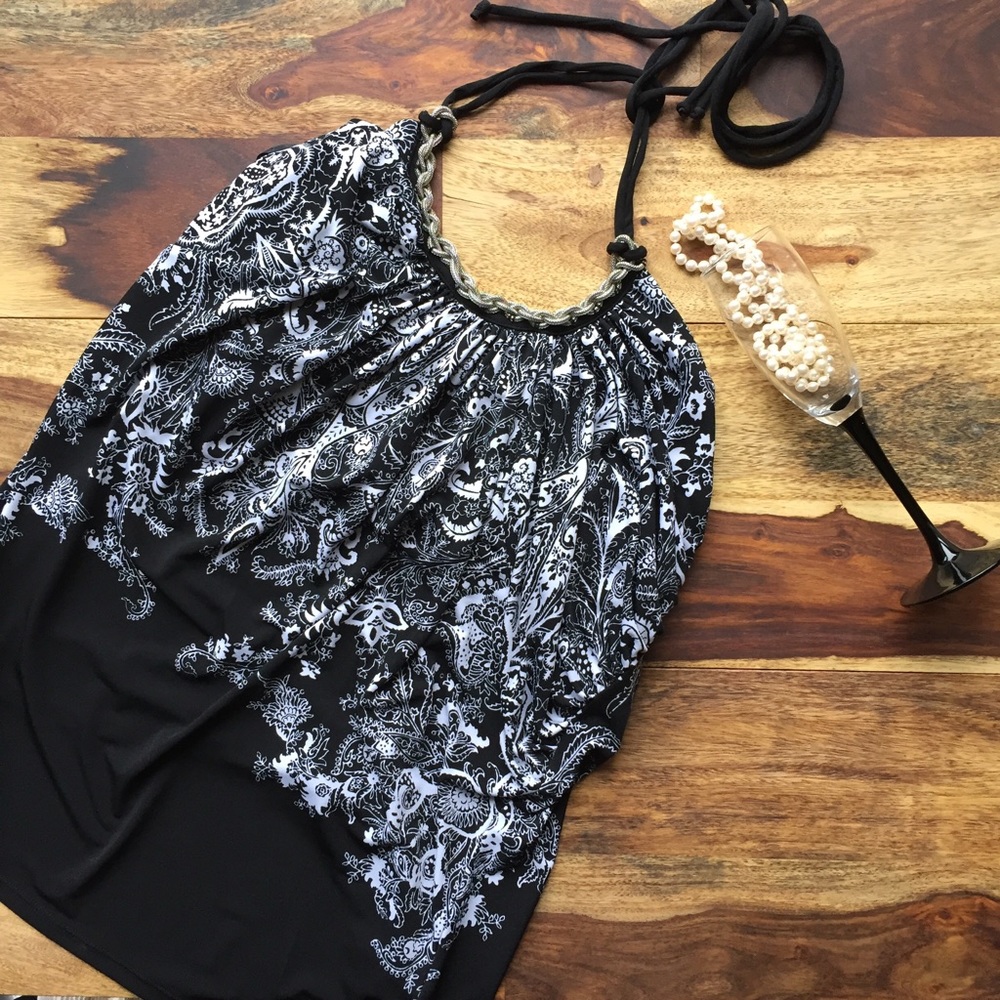 Chic "Strapless" Cocktail Top by White House