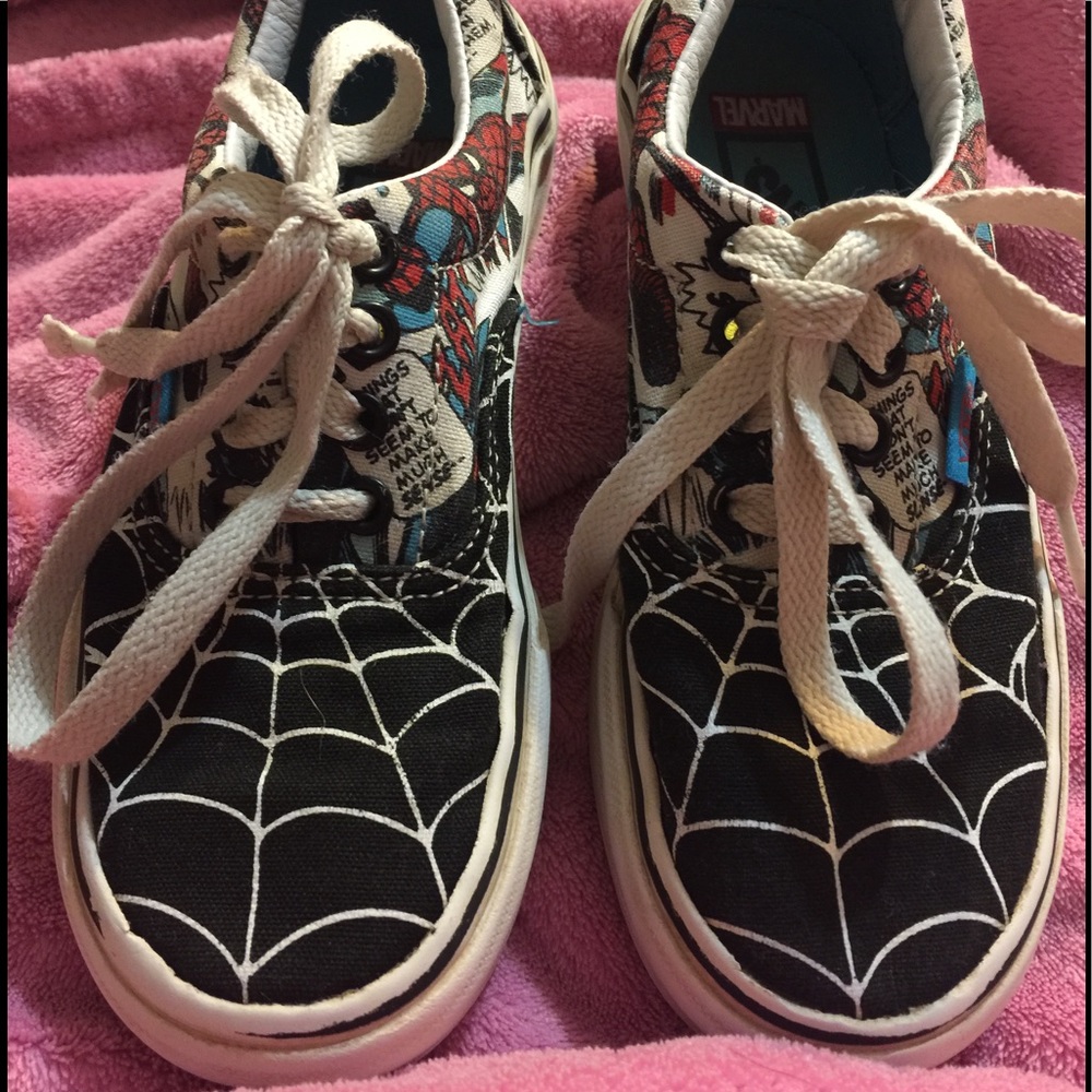 Limited Edition Spider-Man Vans for Kids sz 12