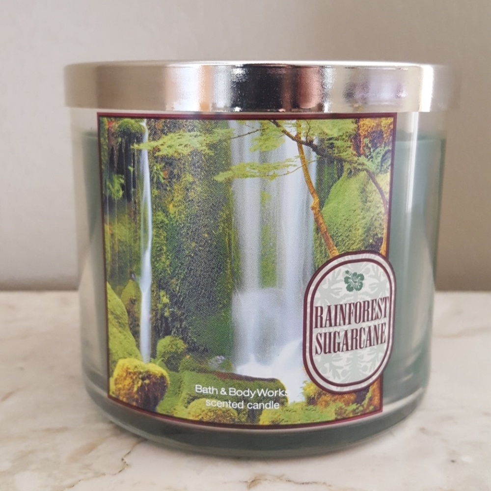 Rainforest Sugarcane 3 Wick Candle