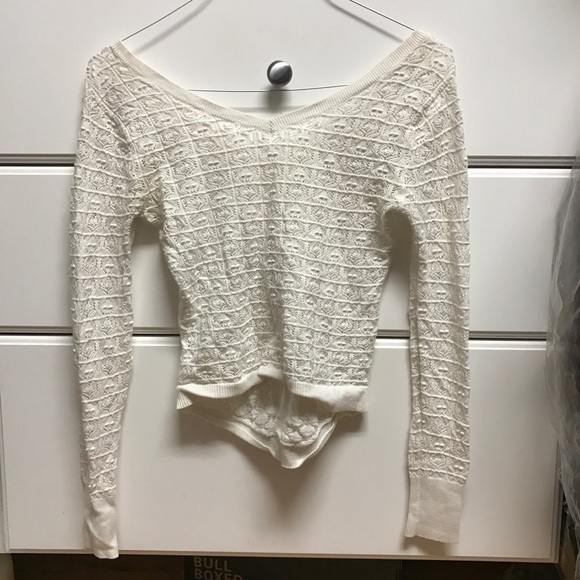 Nordstrom White Sweater- Brand is Frenchi - Picture 1 of 2