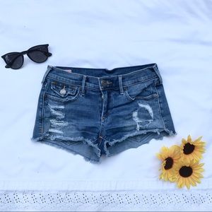 True Religion Joey Cut Off Shorts