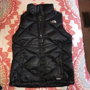 North Face Black vest