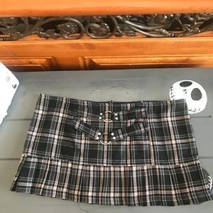 Plaid Mini Skirt