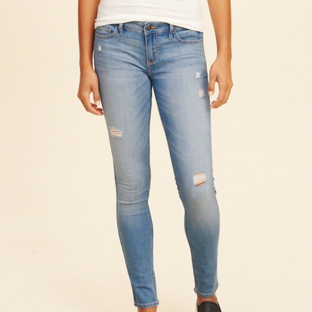 Hollister Slightly distressed jeans