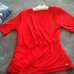Anne Klein Red top