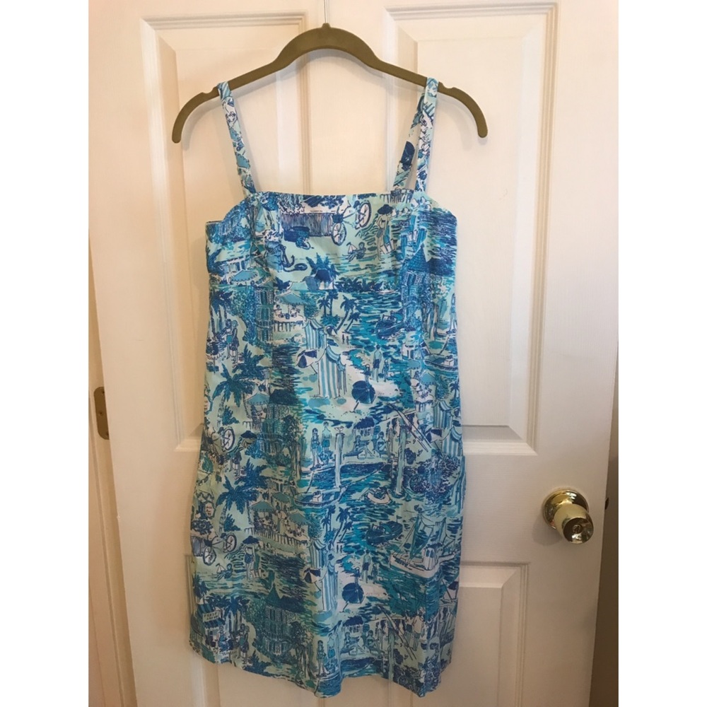 Lilly Pulitzer Fresh Catch Toile Lola Dress