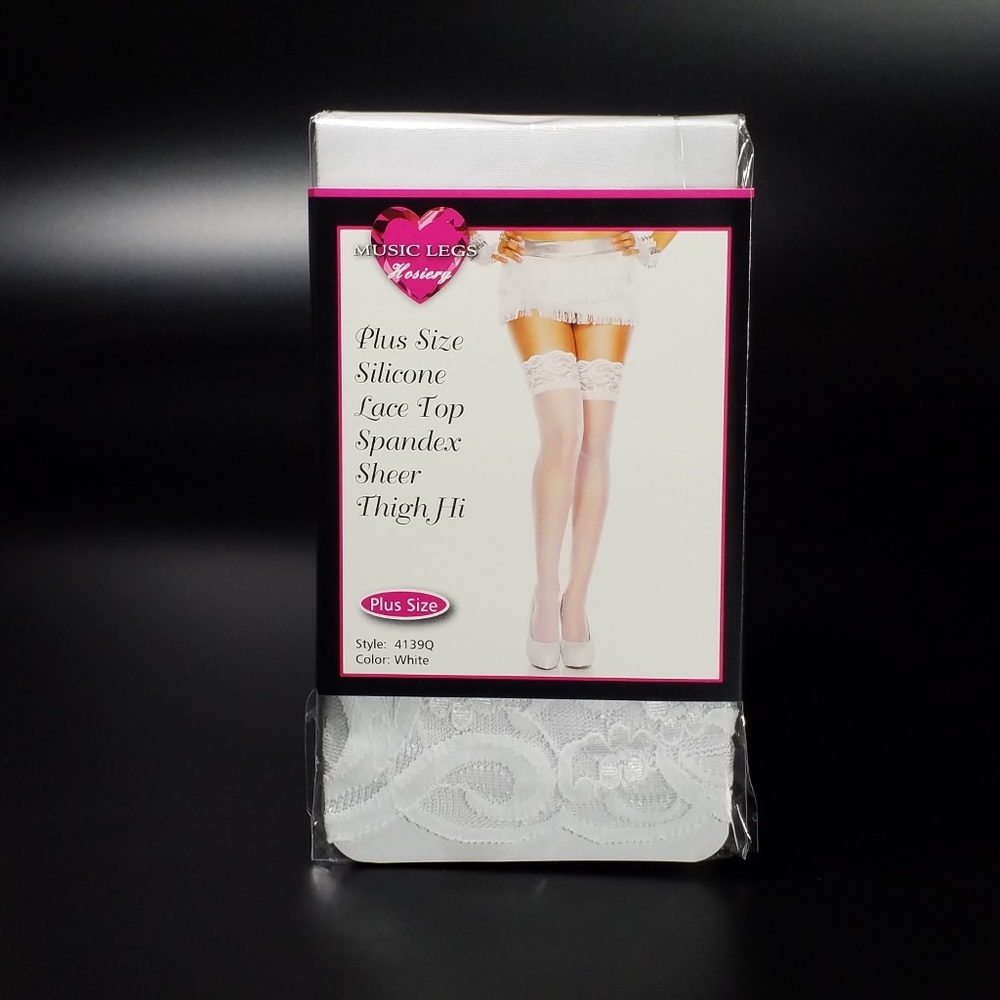 Women Thigh Hi, Tights, Stockings (sheer +size) - Picture 2 of 4