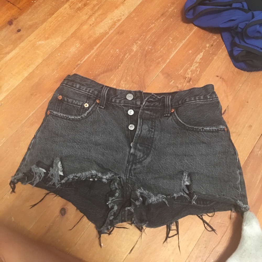 Distressed shorts