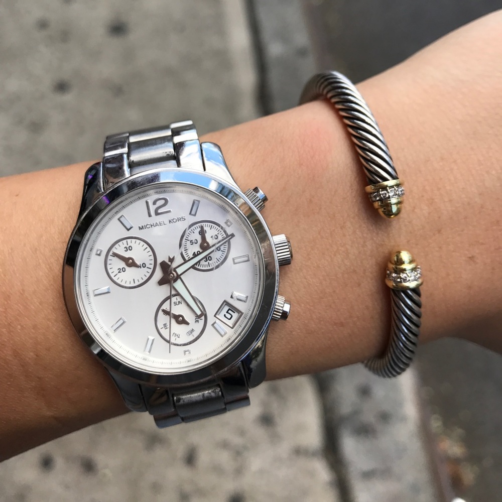 Michael Kors silver watch