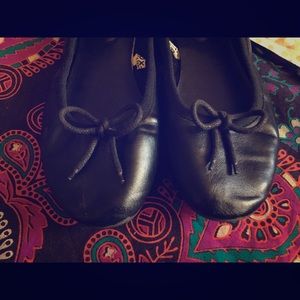 Cute Black Bow Flats