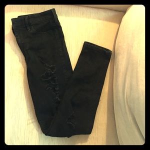 Hollister high rise crop jeans ✨