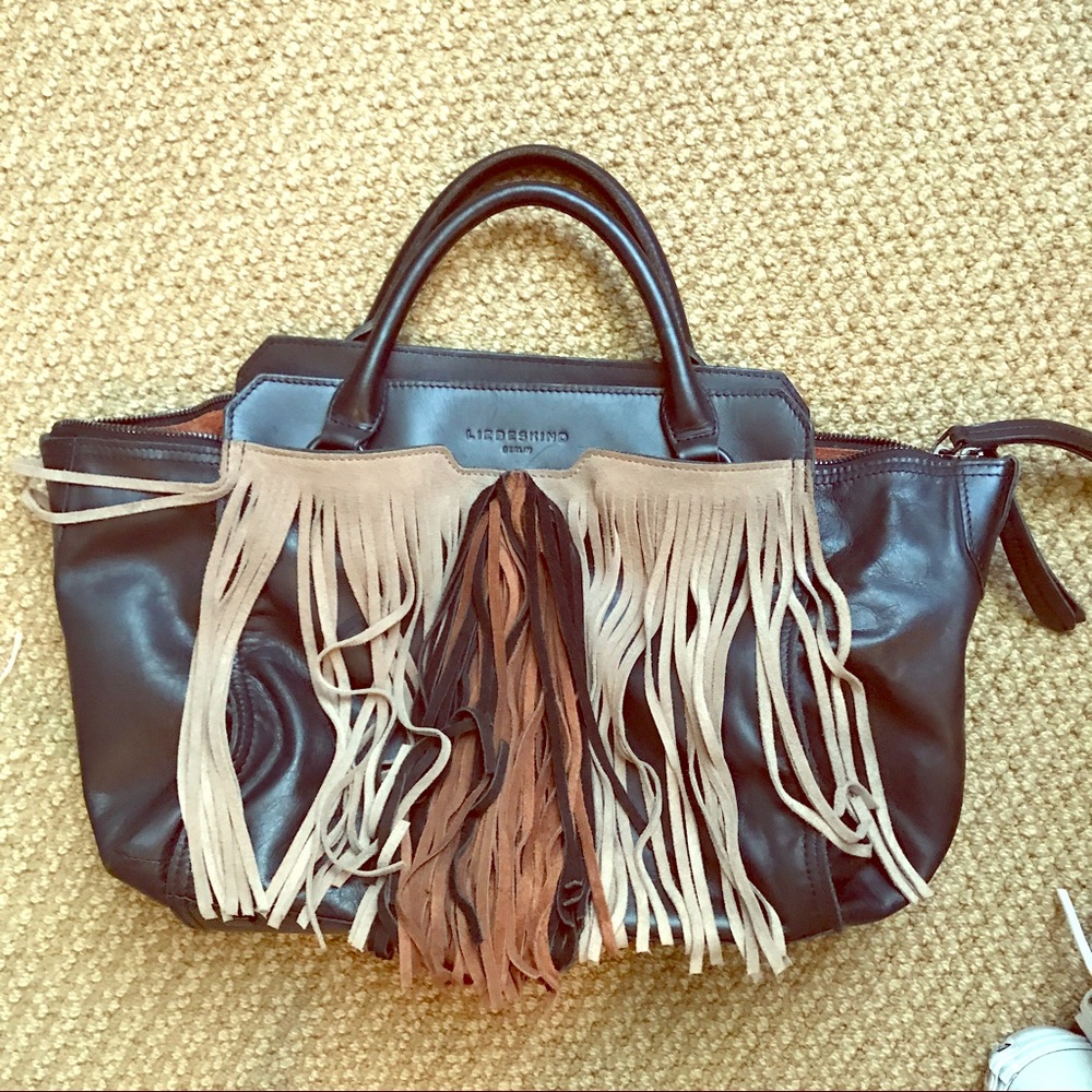 Anthropologie Liebeskind fringe bag