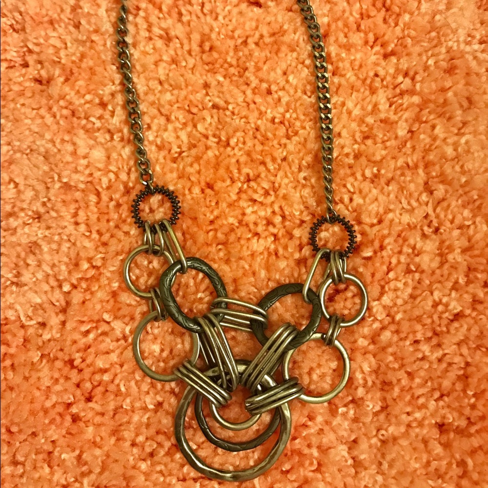 Metal Rings Necklace